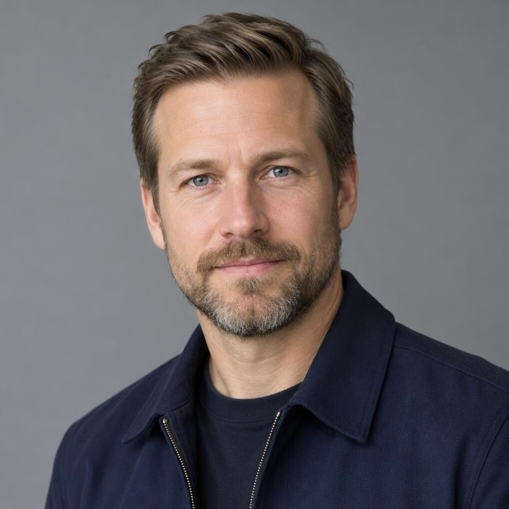 Portrait of a man with a beard